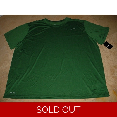 Nike Legend Dri-Fit Short Sleeve Training Shirt Green 4XL